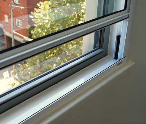 Double glazed installed window