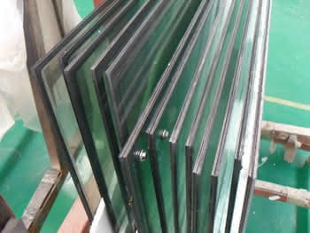 Double glazing glass for doors