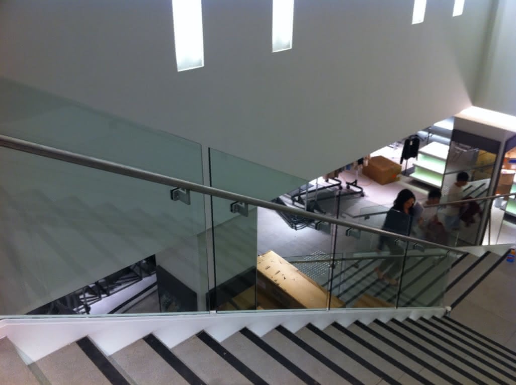Mornington Peninsula Staircase Glass Balustrade