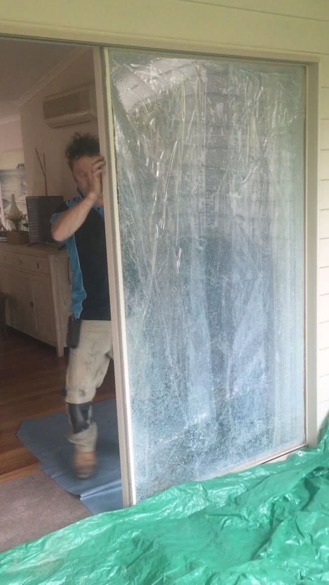 New Glass Sliding Door